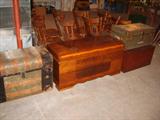 Lane Cedar Chest, Trunks and Chairs