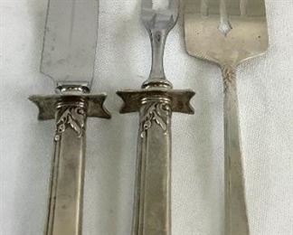 ALRA700 Heirloom Sterling Damask Rose Serving Pieces