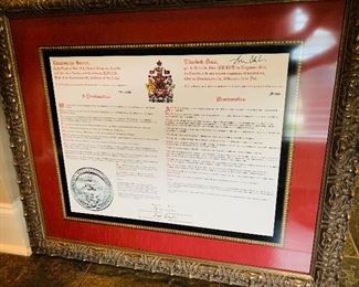 Queen Elizabeth 2nd proclamation apologizing for the deportation of the French Acadians 
