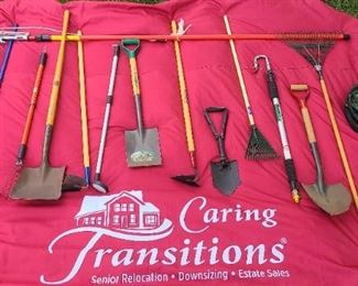 Assortment of Lawn and Garden Care Tools