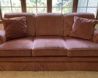 Flexsteel Velvet Sofa