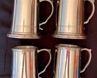 Tiffany and Co Handcrafted Pewter Mugs