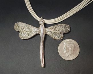 Israeli dragonfly pendant
