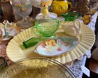 Misc. antique dishes