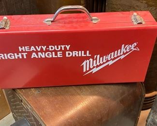 Near new Milwaukee right angle drill.