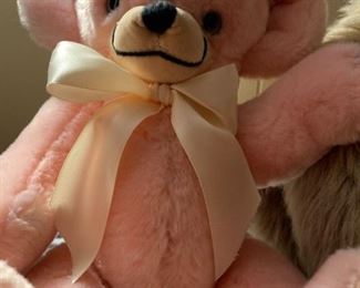 Rare Merrrythought pink Cheeky bear made in England