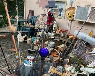 Some of the yard art available.