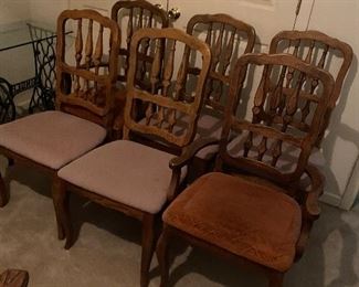 dining room set of 6 chairs
