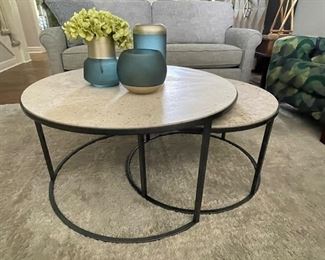  Nesting Tables - 36” & 30” dia. $400