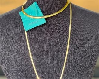GOLD NECKLACES, TIFFANY, SILVER AND MORE