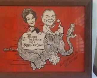 Bill and Eloise Valentine Christmas Card 