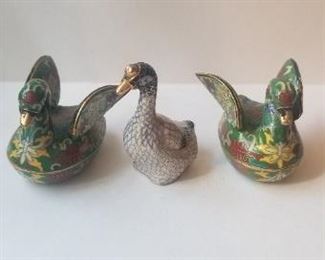 Cloisonne Figurines-- so many! 
