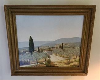 Tuscan Landscape by Giacomo Delcroix