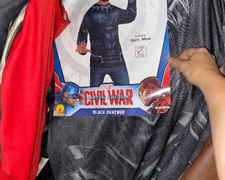 Several Party City and official costumes