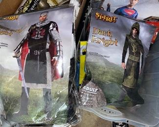 Several Party City and official costumes