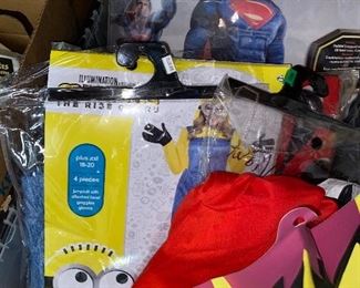 Several Party City and official costumes