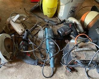 Electric yard and power tools—various condition. Test before you buy