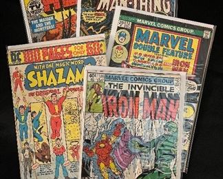 Mostly Marvel Comics, with fewer DC and other small and/or modern labels 