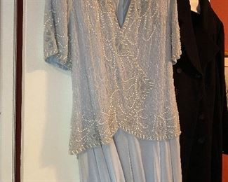 Beaded grandmother of the bride dress