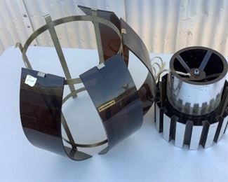 Hanging Light Restoration.  Vintage MCM