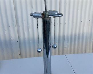 Leviton Ball Pull String Chrome Table lamp