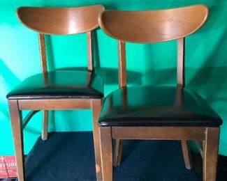 MCM chairs Pair