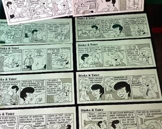 Dinks & Tarter Vintage Comic Cells