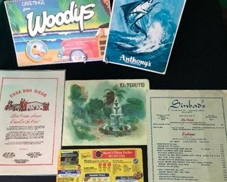 Vintage Restaurant Menus