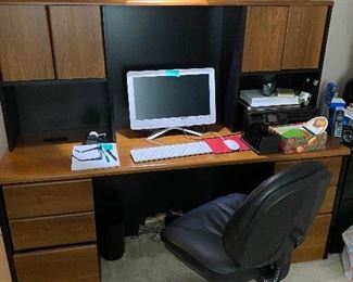 OFFICE DESK & CHAIR ONLY, COMPUTER IS NOT FOR SALE