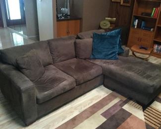 ULTRA SUEDE SECTIONAL
