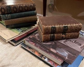 Tons of incredible books; modern and antique