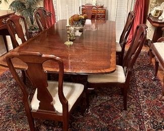 Long cherry table 
