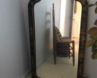 Asian style arched wall mirror