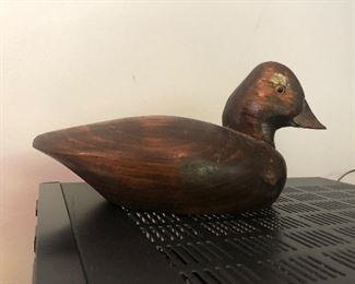 Signed George Chuley Duck Decoy
