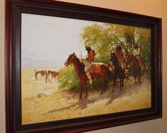 Terpning signed and numbered lithograph