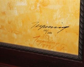 #20/250 by Terpning signed & numbered