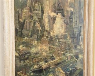 Manhattan Harbor from the original 