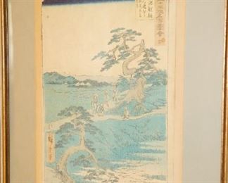 Vintage block print-signed