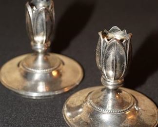 Sterling candle sticks
