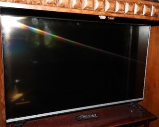 LG flat screen TV with remote