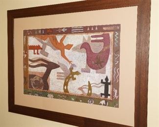 Heiroglyphic print x 2