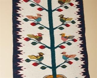 Navajo tree of life wool rug