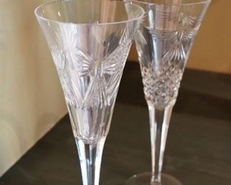 Waterford toasting angels champagne flutes