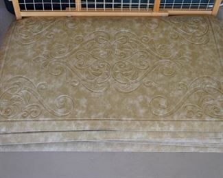 Rubberized floor mats