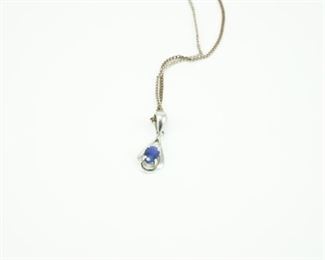 Sapphire pendant 