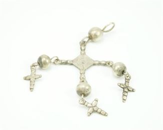 Sterling cross pendant