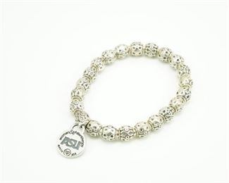 Sterling bead bracelet