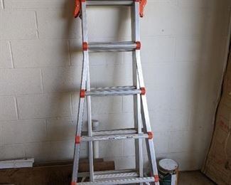 Adjustable ladder