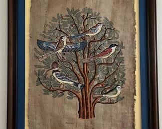 'Tree of Life' from Osiris Papyrus Museum in Egypt