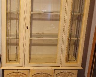 Lighted china cabinet